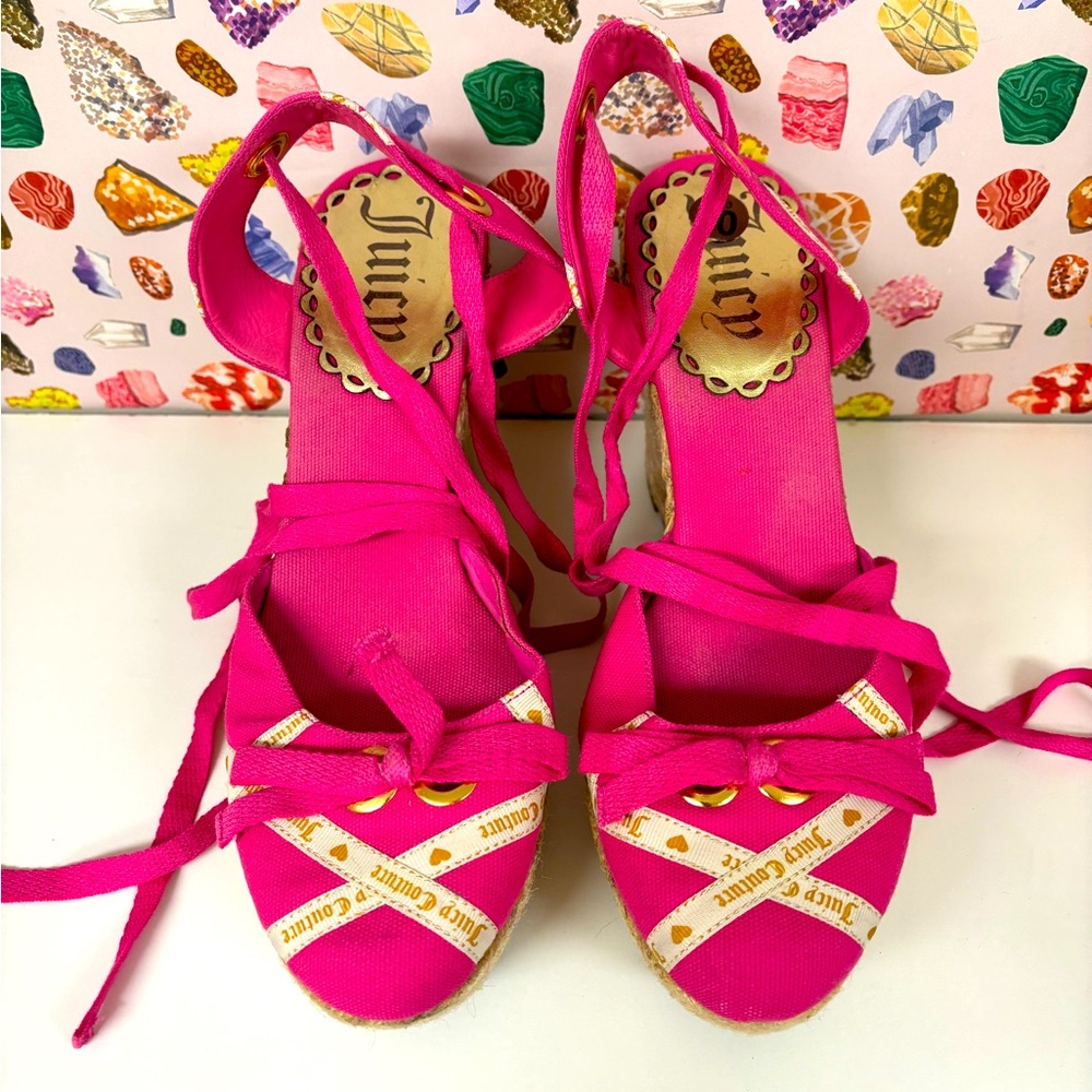 Juicy Couture Fuchsia Espadrilles